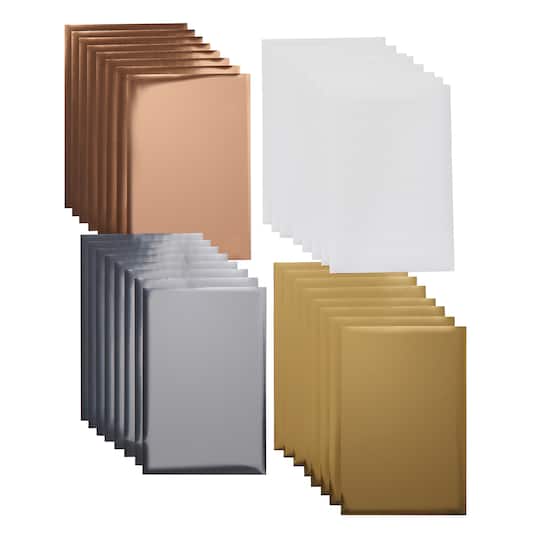 9 Packs: 24 ct. (216 total) Cricut® Foil Transfer Sheets Sampler, Metallic